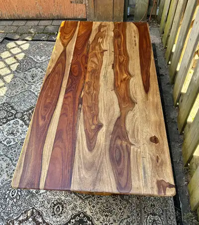 Structube solid acacia wood coffee table, View more