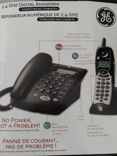 Rarely used phone with answering machine best condition for sale in Richmond Hill Ontario.