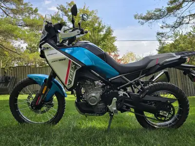 Cfmoto ibex 450. 480 kms. Perfect condition. I have added hood cover for speedo screen, 1 inch bar r...