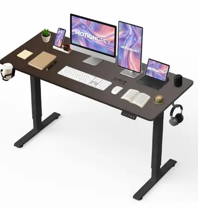 55x24 Height Adjustable Standing Desk - Motiongrey, View more