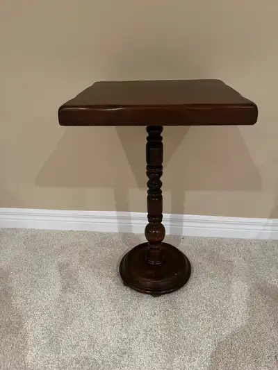 Wood Spindle End Table, View more