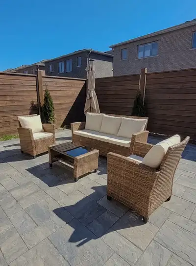 4pc Wicker Patio Set, View more