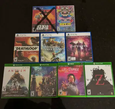 PS5 Xbox & Nintendo Switch Games!, View more
