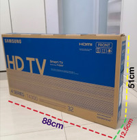 Looking for empty TV boxes for two 50+ inchers