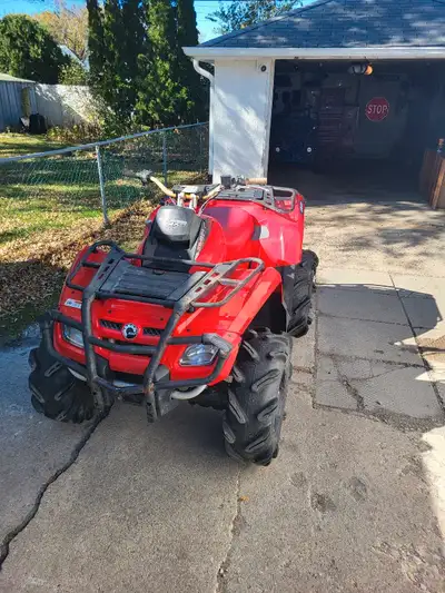 I'm selling my 2007 Can-Am Outlander 650, a robust ATV with 6881 miles (1108 km) on the odometer, re...