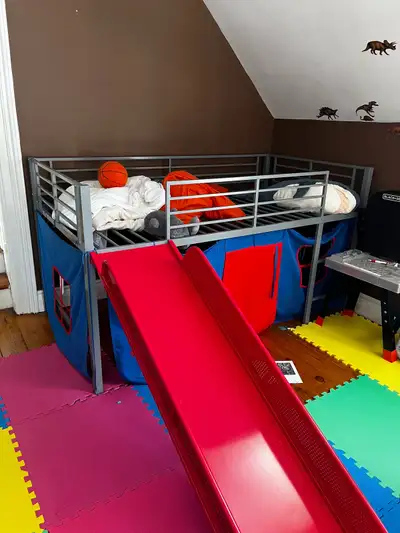 Childs Loft Bed - Fantasy with slide, View more