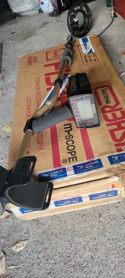 Older LCD Fisher Metal Detector, View more