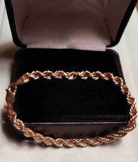 10k Baby's Rope Chain Bracelet