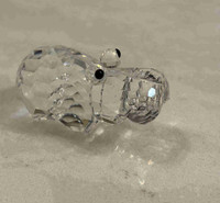Swarovski Crystal Figurine “Small Hippo” #7626055 (ad 68B)