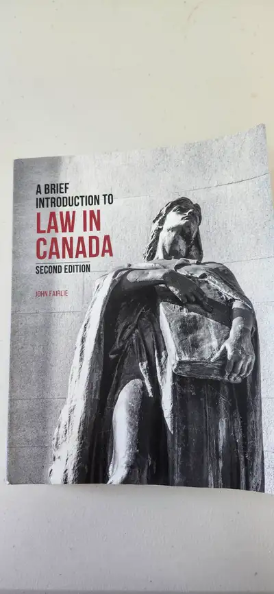 Paralegal book, A Brief Introduction to Law in Canada, View more