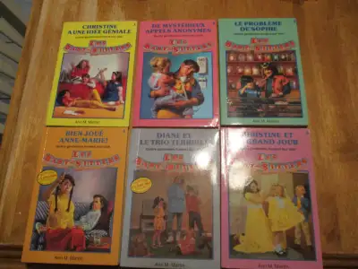PRIX FIXE PAS DE PRIX LOT MAISON SANS FUMÉE PEUT SE VENDRE SÉPARÉMENT LIVRES DES BABY-SITTERS $2.00...