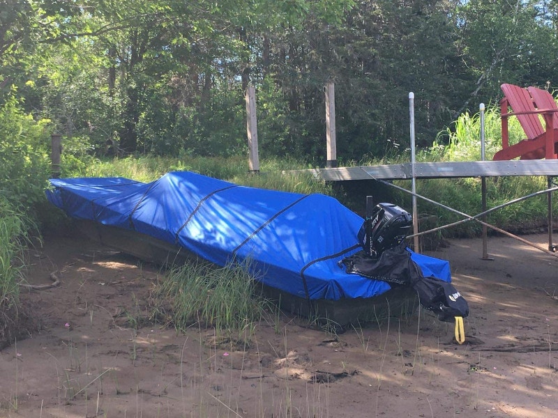Jon boat and 5HP Mercury Outboard Motor Powerboats & Motorboats