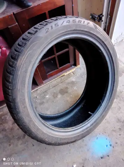 2 tires 80% tread life left