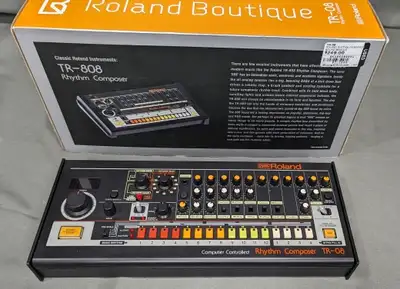 Roland Boutique TR-08 & Dock: Analog Modelled Drum Machine, View more