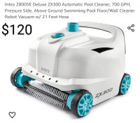 Intex deluxe automatic pool cleaner for above ground.