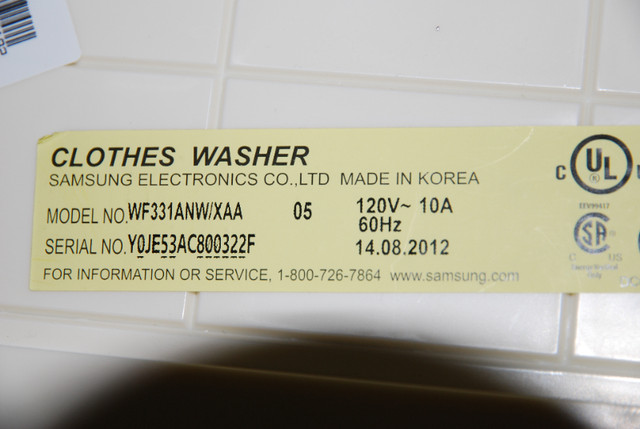 SAMSUNG WASHING MACHINE PARTS in Washers & Dryers in Thunder Bay - Image 4