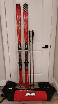 180cm Atomic BetaRace 9.20 SL Alpine Race Skis with bindings/bag