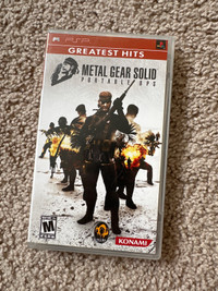 Metal Gear Solid Portable Ops for PSP