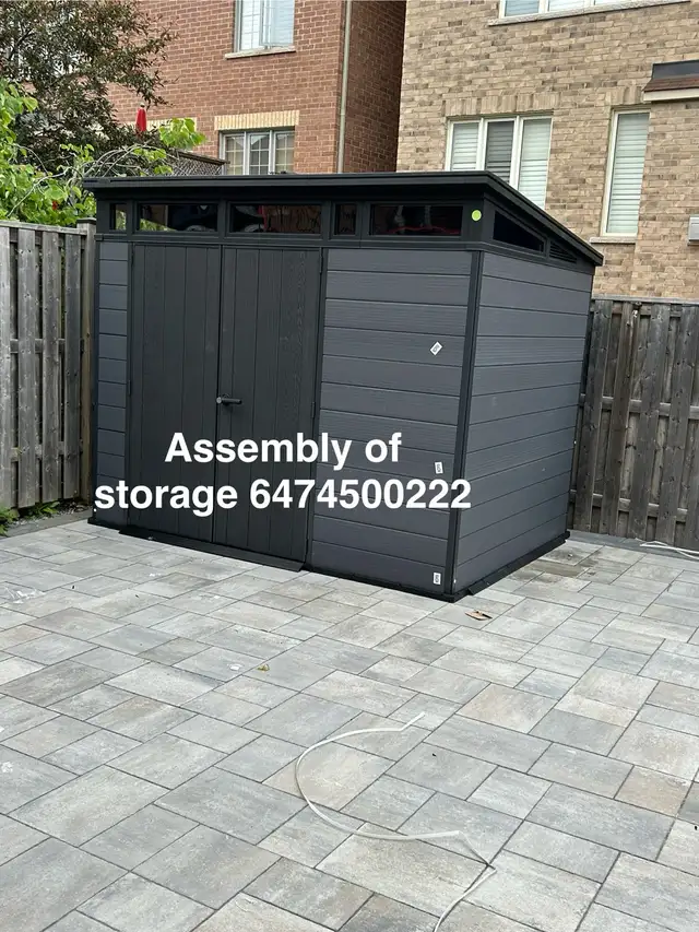 assembly of storage shed in Outdoor Tools & Storage in City of Toronto - Image 4
