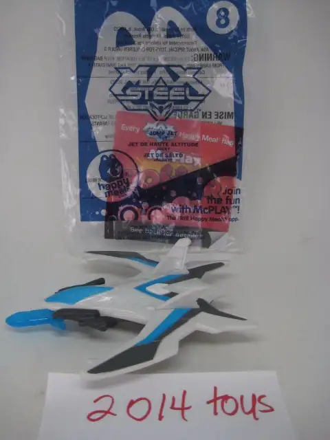 2014 McDonald's MAX STEEL LOT OF 2 - # 5 AND # 862864744145666123
