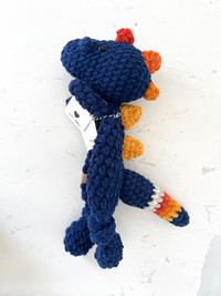 Handmade Crochet Snuggler (Tinysaurus)