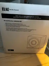 Caisson de grave ELAC Debut 2.0 SUB3010 noir 400 W