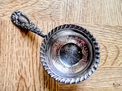 Tea Strainer sterling, View more