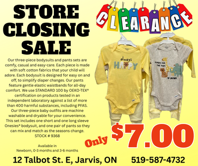 3-Piece Baby Neutral Happy Safari Onesies® Bodysuits and Pants, View more