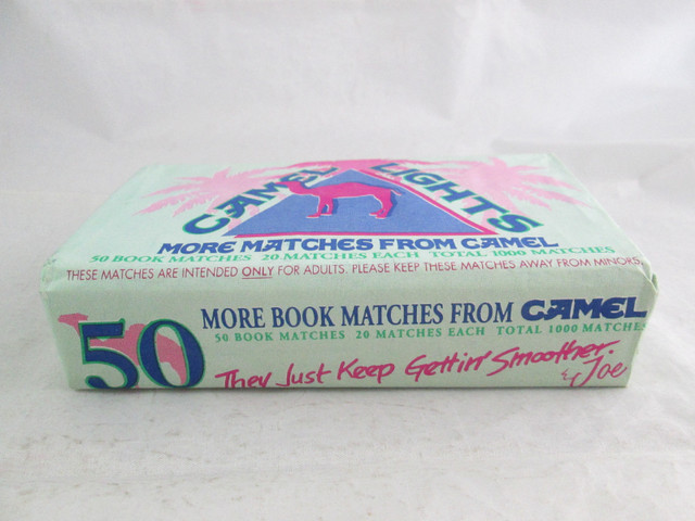 Box of Vintage CAMEL LIGHTS Matches in Arts & Collectibles in Moncton - Image 3