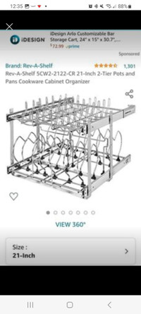 Rev-A-Shelf 5CW2-2122-CR