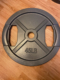 45 lbs Olympic weight plate 