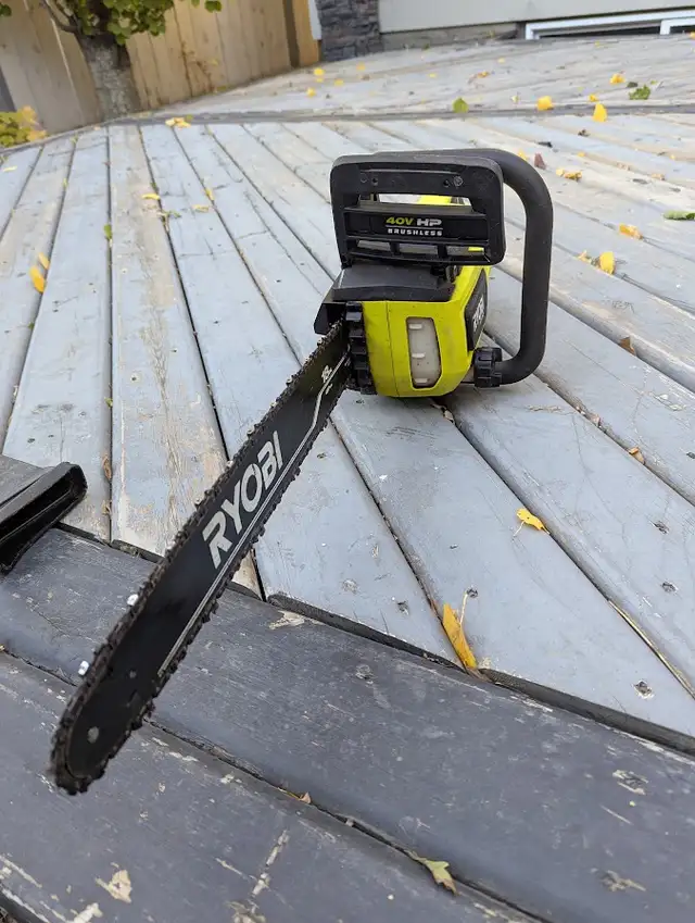 RYOBI 40V HP Brushless 18-inch Cordless Chainsaw (Tool Only) in Power Tools in Edmonton - Image 6