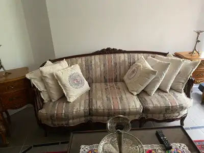 Vintage Style Three-Seater Sofa, View more