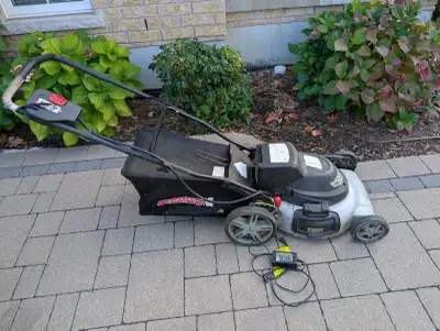 Duramaxx 24v cordless lawn mower for repair/parts, View more