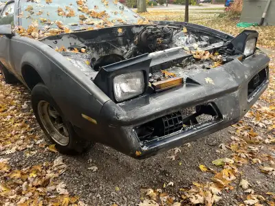 Selling a front clip of my 82 trans am, will fit 82-92 -2 front fenders, passenger side is mint, dri...