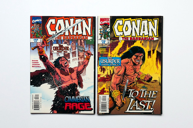 Conan The Barbarian Returns (1997) - 6 Mini-Series Marvel Comics dans Bandes dessinées  à Laval/Rive Nord - Image 3