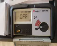 Megger DET4TR2 4-Terminal Digital Ground Tester with 2/3/4 Point