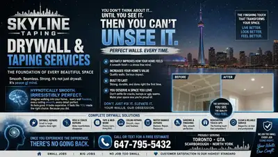 drywaller/taper available for small jobs and repairs , View more