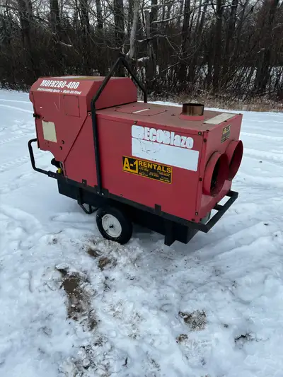 Ecoblaze 280-400 000 btu multi oil fired heater Older unit but starts up everytime and makes great h...