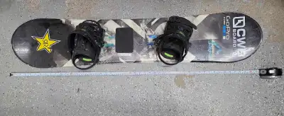 Snowboard 49" with bindings, View more