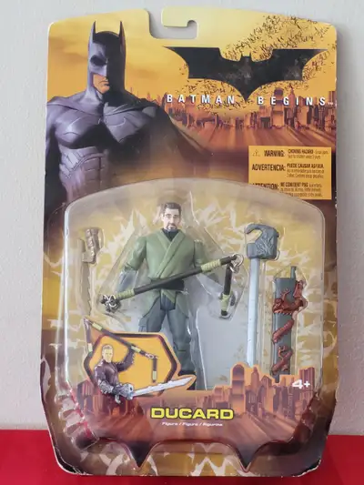 2005 Batman Begins, Ducard Action Figure, Mint In The Package!!! www.viscountofvintage.com Rare Gree...
