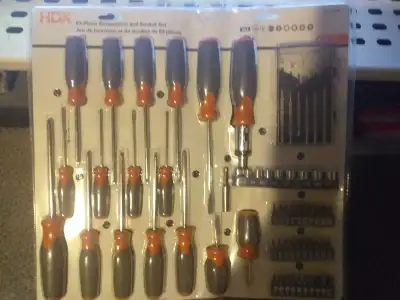 HDX Screwdriver/socket set, View more