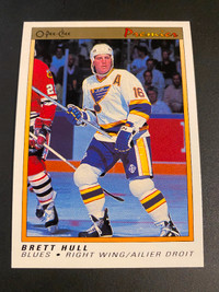 Brett Hull O Pee Chee Premier 1990-91 card #47 MT/NM condition