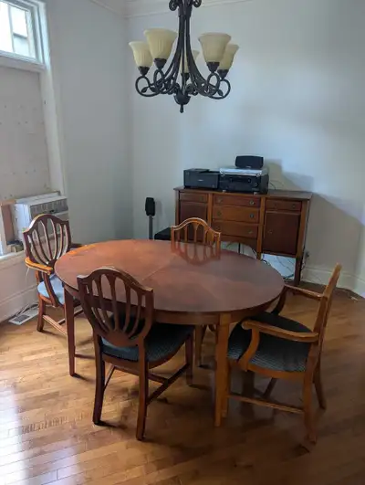 Dinning Table & Buffet Cabinet, View more