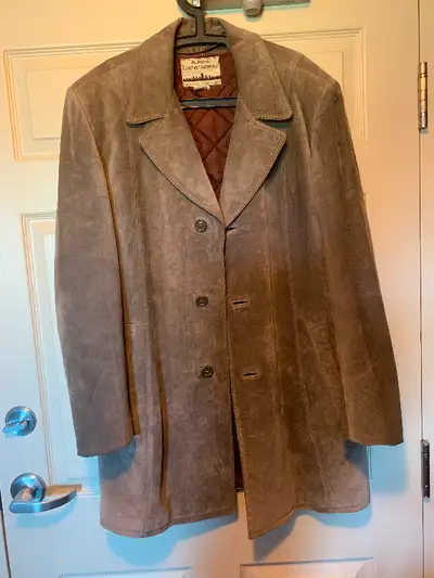 Vintage men suede jacket/coat, View more
