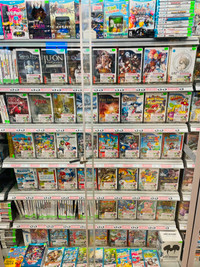 WII AND WII U GAMES IN STOCK