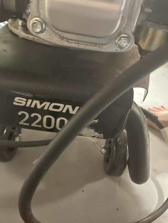Simoniz gas powered pressure washer Power Tools Ottawa Kijiji