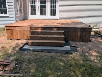 decks fences post setting tree work and any small jobs, View more