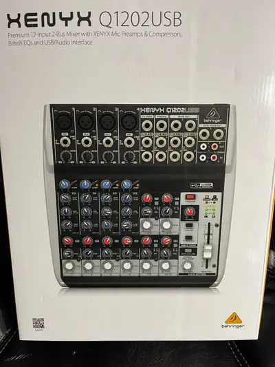 Premium 12-Input 2 Bus Mixer XENYX Q1202 USB, View more