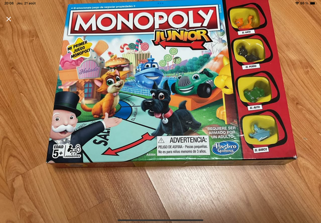 Monopoly junior version espagnole in Toys & Games in Trois-Rivières - Image 2